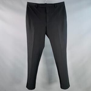PRADA Size 36 Black Polyester Blend Button Fly Dress Pants